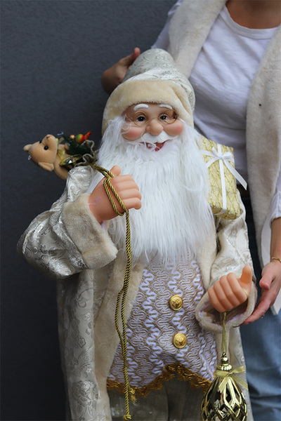 bożonarodzeniowa figurka/miękki stojący Mikołaj D, wys.118cm	