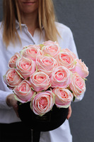 Pudrovy Benita, czarny różany flowerbox