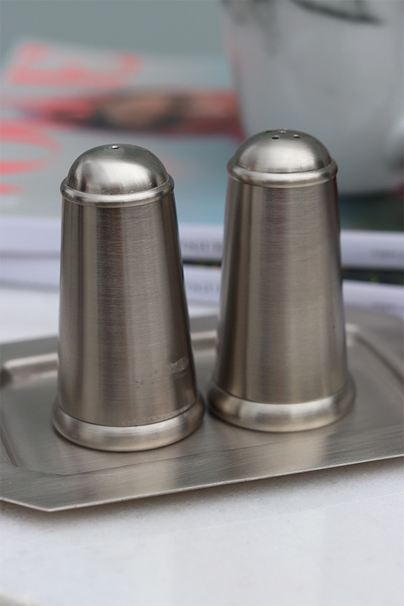 cynowany zestaw do przypraw Conelli