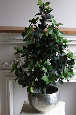 Fikus Formowany Silver, sztuczna roślina w donicy, wys.90cm