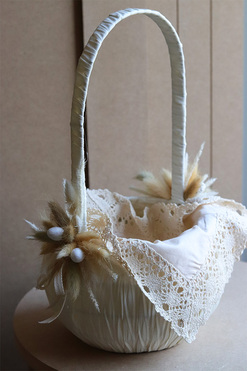 Cremona, dwustronnie dekorowany koszyczek wielkanocny, wys.37cm  + serwetka