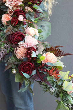 Benjamin, elegancka girlanda nagrobna, dł.90cm