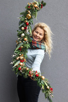 Red&Gold, świąteczna girlanda