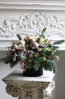 Nolite Glam, świąteczny flowerbox z bombkami