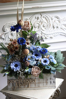 Niebieska Polana, dekoracja nagrobna z dedykacją