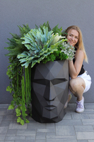 Exotica Head, nowoczesna dekoracja zielona w głowie