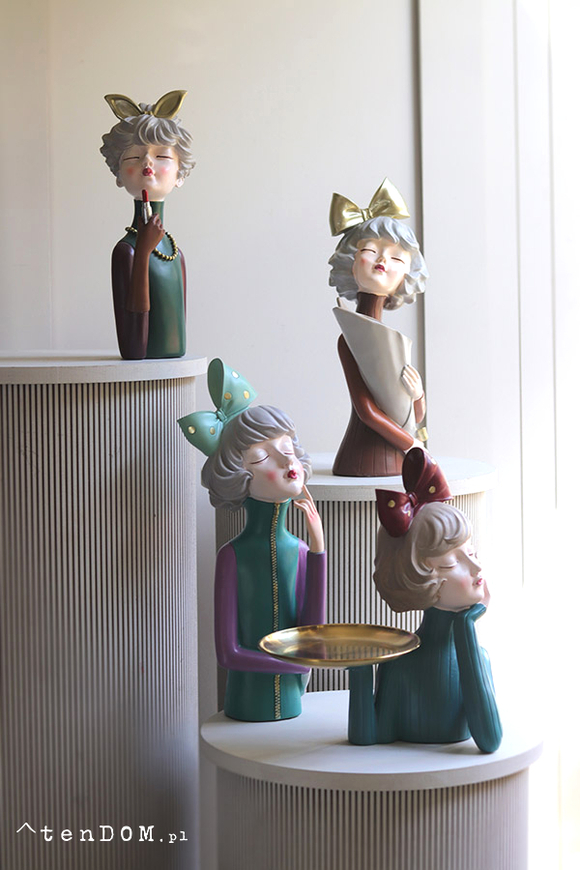 Mademoiselle, figurka dekoracyjna kobieta 