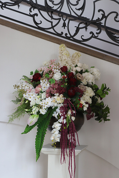 Pałac Ślubów Saute 2, kompozycja kompozycja w naczyniu klienta