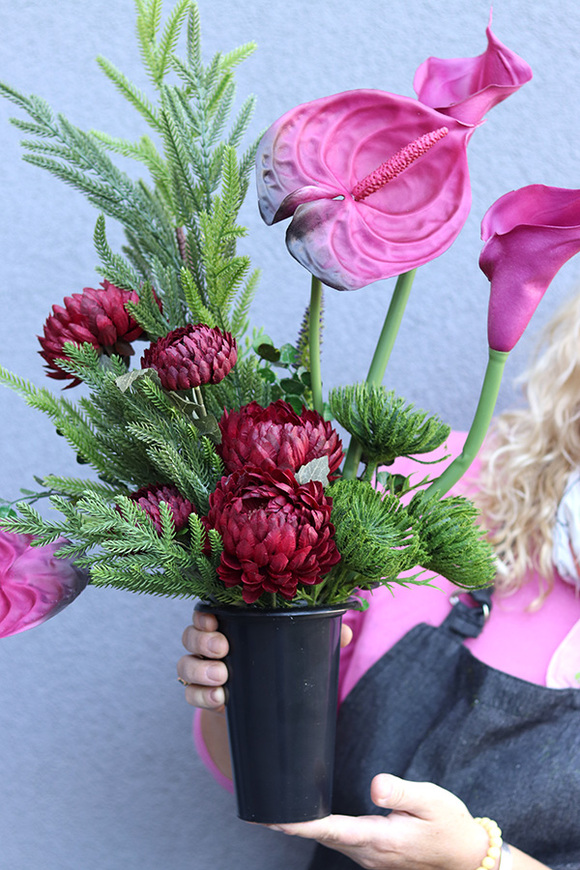 Anturea, elegancki komplet dekoracji nagrobnych