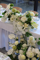 Rozdroże Biel Long, przyjęciowa dekoracja na stół weselny