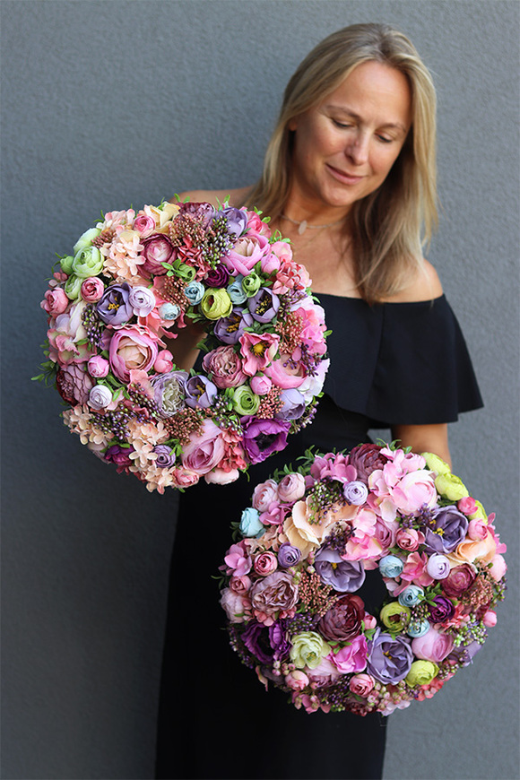 Bogactwo Ogrodu, piękny wianek na drzwi