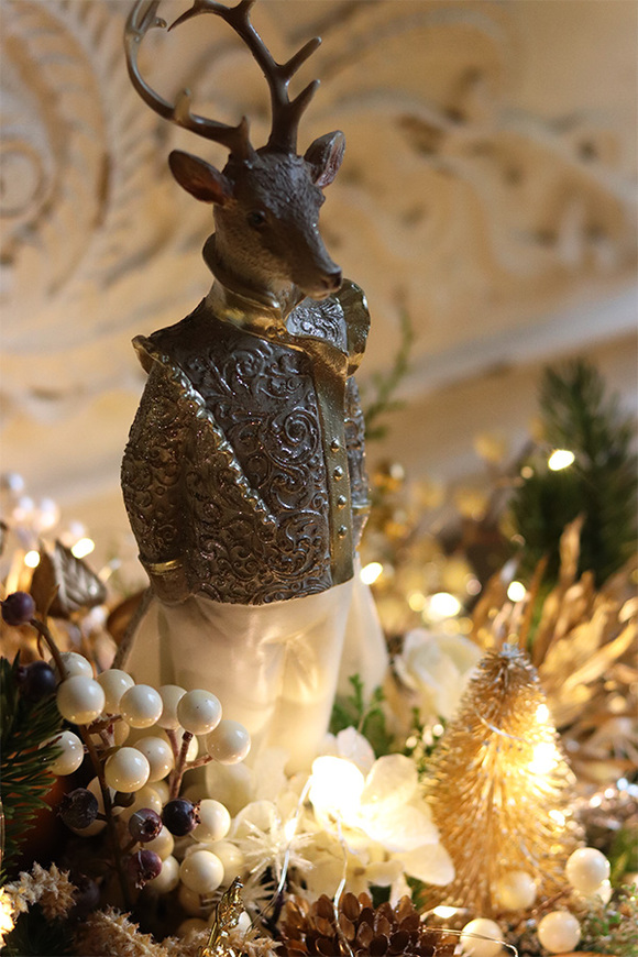 Renifer Deluxe, flowerbox świąteczny