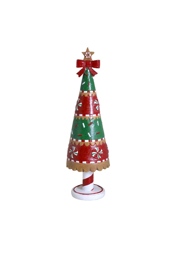 Gingerbread, świąteczna choinka z piernika figurka