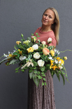  dekoracja nagrobna Złota Dolina, wym.50x38cm 