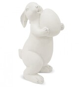figurka zajączek z jajkiem, Bunny, wym.29.5x17.5x14cm