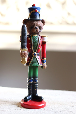 OD RĘKI Generał Teddy, fi5gurka bożonarodzeniowa żołnierzyk C, wys.20cm