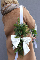 Winter Christmas Door, zawieszka świąteczna na drzwi dwustronna