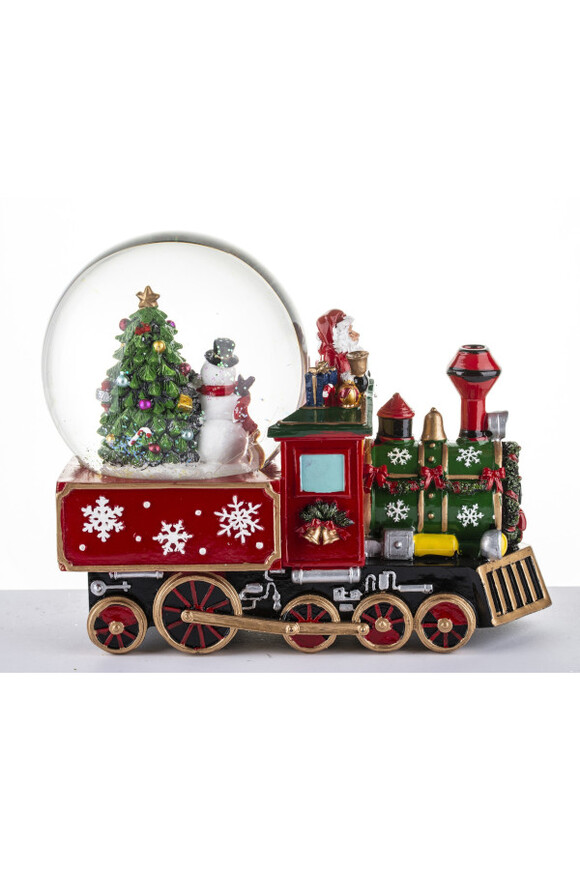 Ekspres Św.Mikołaja, szklana kula śnieżna pozytywka