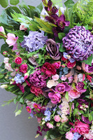 Big Premium Ecelia, duża wiązanka nagrobna XL, dł.130cm