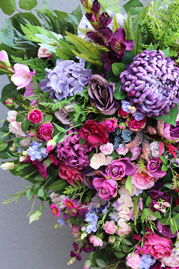 Big Premium Ecelia, duża wiązanka nagrobna XL, dł.130cm