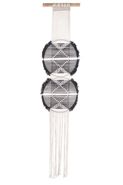 Makrama Aria B, dekoracja ścienna, wym.145x31cm