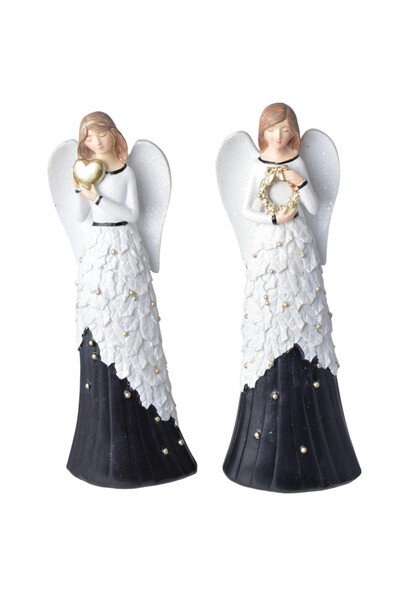 Angels, czarno-biała figurka anioła