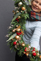 Red&Gold, świąteczna girlanda