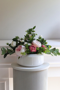 Leruna, komplet dekoracji nagrobnych, kompozycja + bukiet