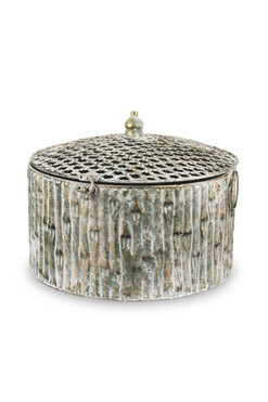 Hong Kong A, szkatułka puzderko metalowe, wym.23x31cm