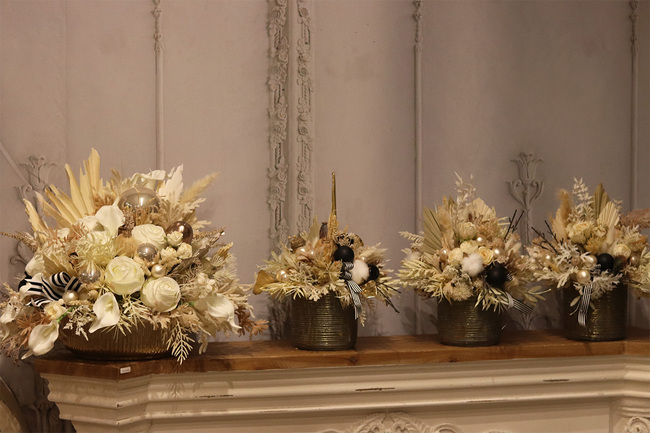 New York Christmas, stroik świąteczny boho