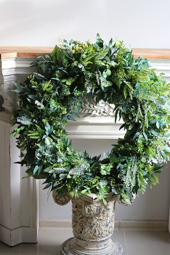 bardzo duży wianek na drzwi, Zieleń wśród Nas