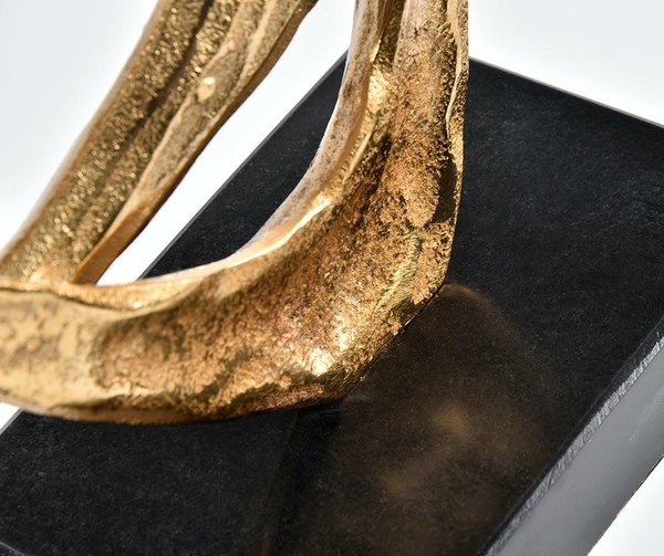 Deluxe Gold, figurka / dekoracja 1, wym.34x34x10cm