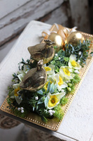 dekoracja wielkanocna, Złoty Kurnik, wym.14x36x18cm