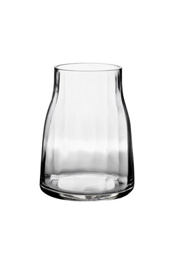 Bruno A, szklany wazon ozdobny, wys.21.5cm