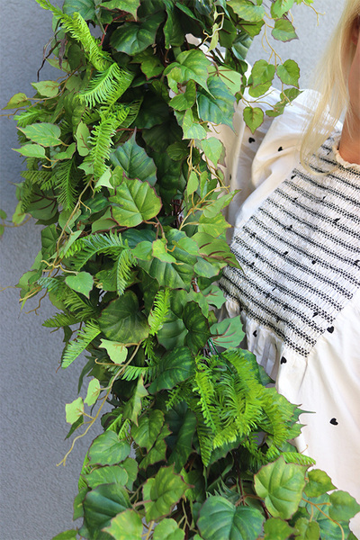 Rezydencja, zielona girlanda z bluszczem, dł.100cm 