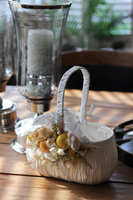 Wiosenne Słońce, koszyczek wielkanocny z serwetką, wys.31cm