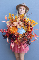 Autumn Design New, jesienny wianek na drzwi, śr.65cm 