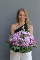  Violet Dreams 2, kompozycja nagrobna w naczyniu