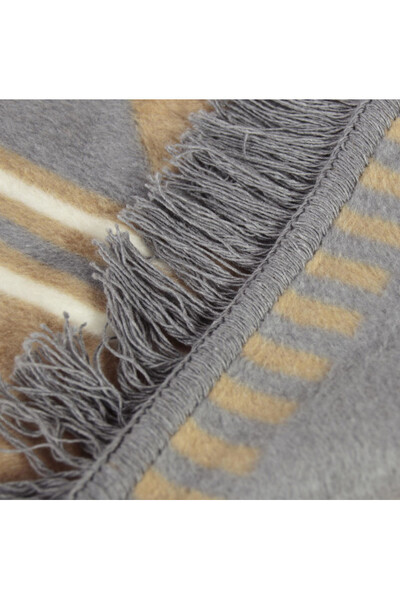 Apache, miękki koc z frędzlami