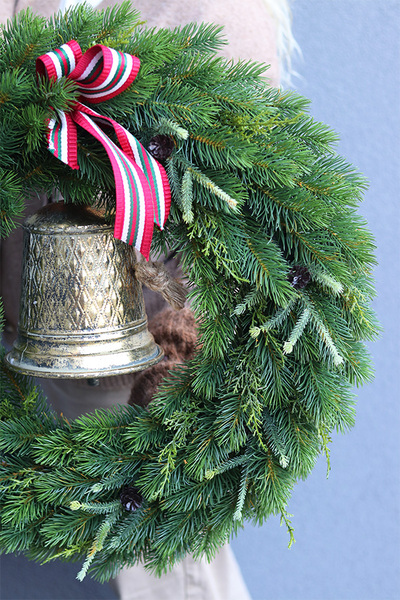 Dzyń Dzyń, świąteczny wianek dekoracyjny