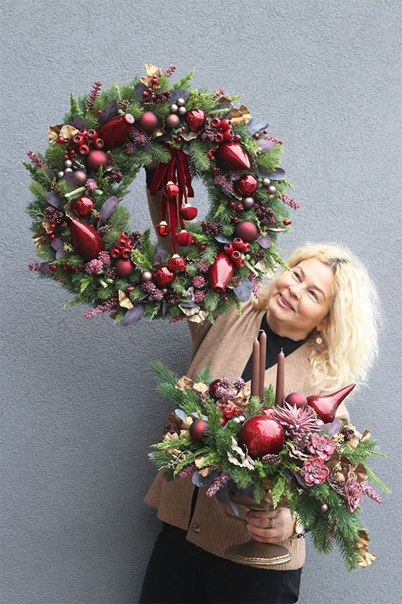 Exclusive Ferrano, świąteczny wianek dekoracyjny