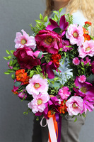 Radość w Makach, wianek dekoracyjny na drzwi