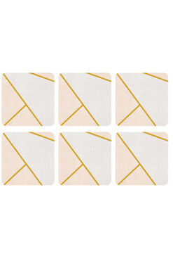Urban Chic, podkładki korkowe, małe, 6szt