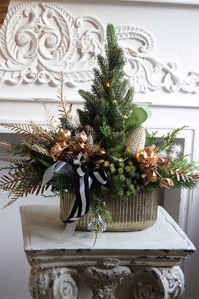  Jerusalem Gold, realistyczna choinka świąteczna z przybraniem