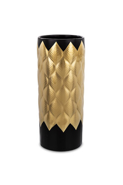 Negia Gold, wazon ceramiczny, wym.32x13cm