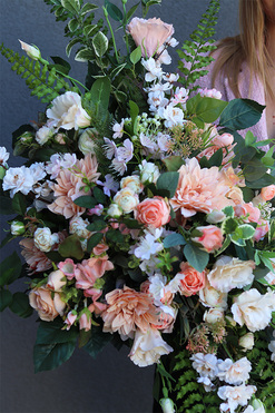 Paranama, kompozycja nagrobna w naczyniu, wym.40x90x50cm 