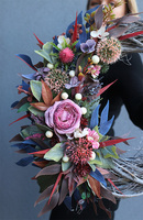 Kerano Gloria, asymetryczny wianek jesienny, śr.37cm  