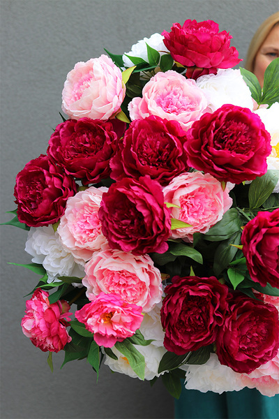 Peonie Home Saute, kompozycja kwiatowa do Twojej donicy