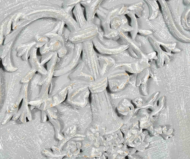 Grigio, stylowe lustro z ornamentem, wym.135x65x9cm