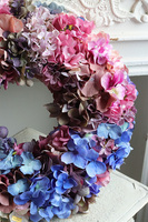 Hortensja Dekori 2, wysokiej jakości wianek z hortensjami